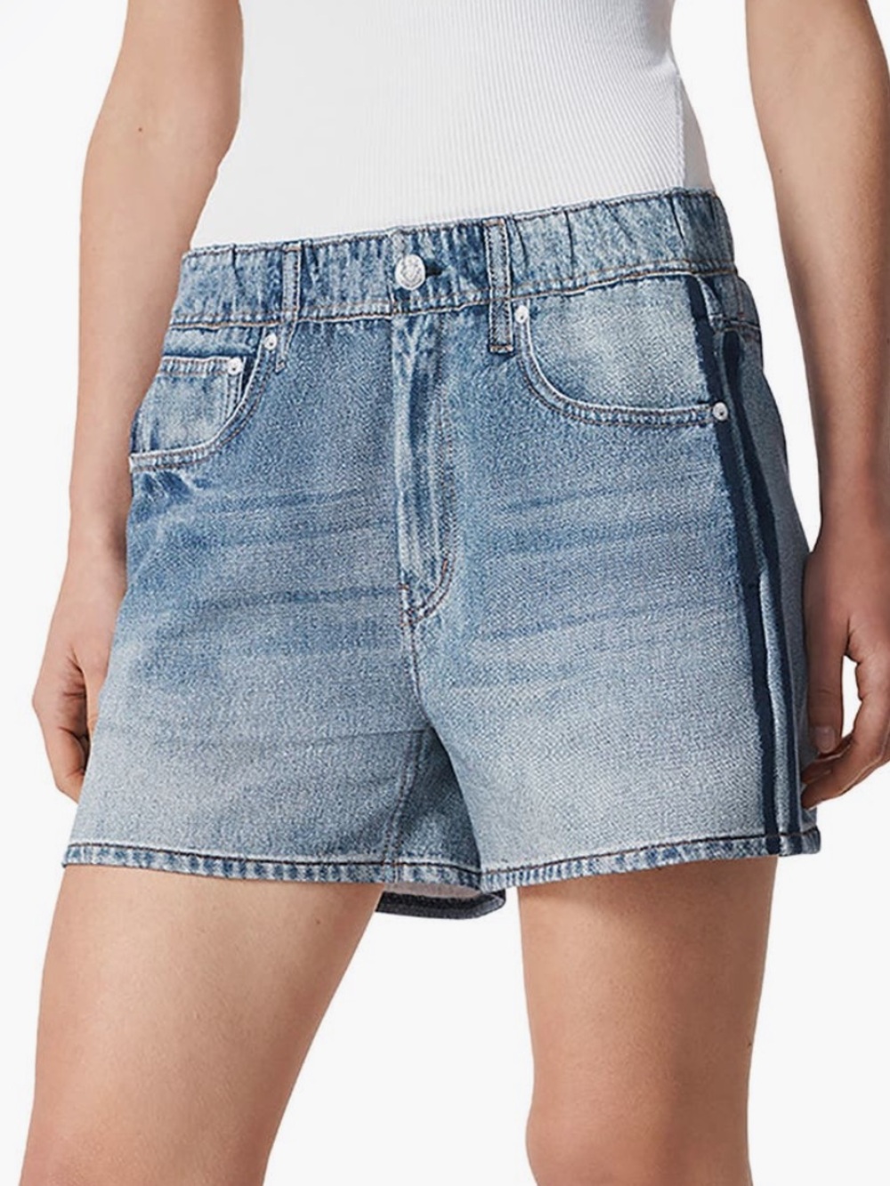 rag & bone ro Miramar Cotton Terry Walking Shorts in Coney